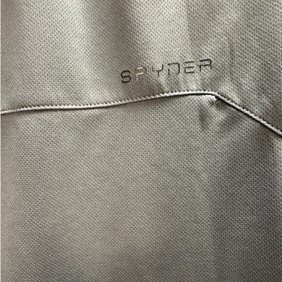 Spyder Gray Performance Wear Golf Polo Size XL Short Sleeve Embroidered Logo - Picture 4 of 10